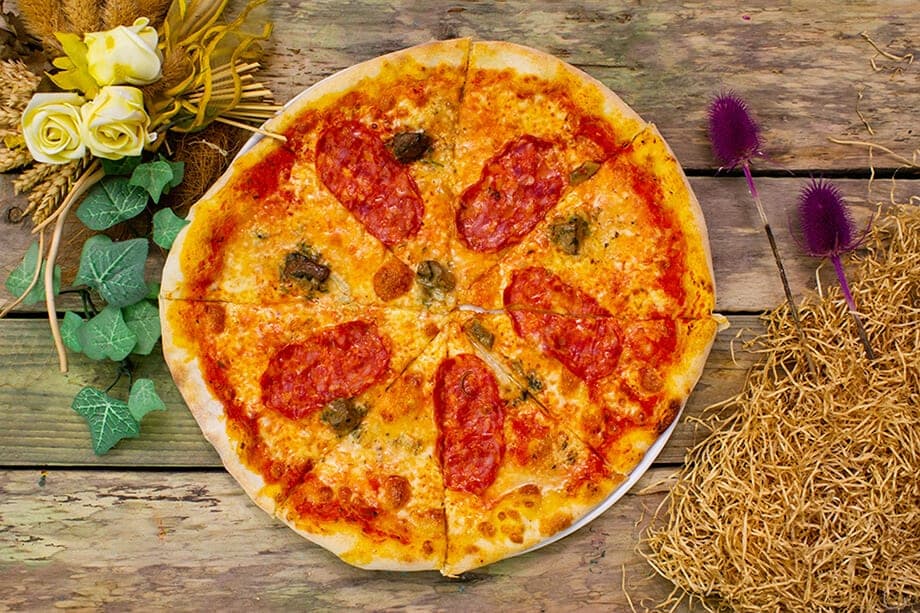 Pizza Sahste — firma della casa